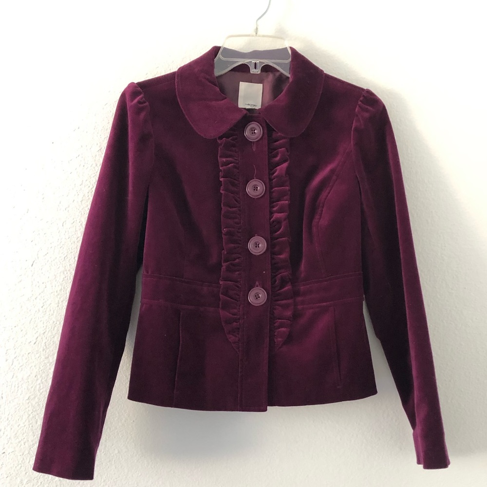 Halogen Velvet Blazer XS